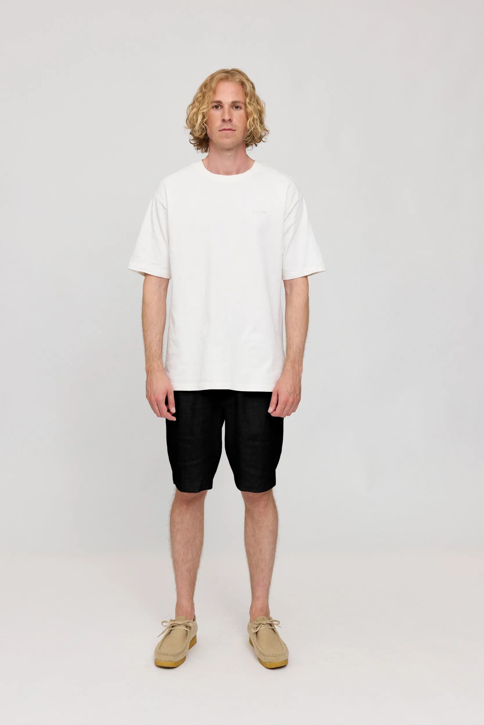 Regular Linen Shorts