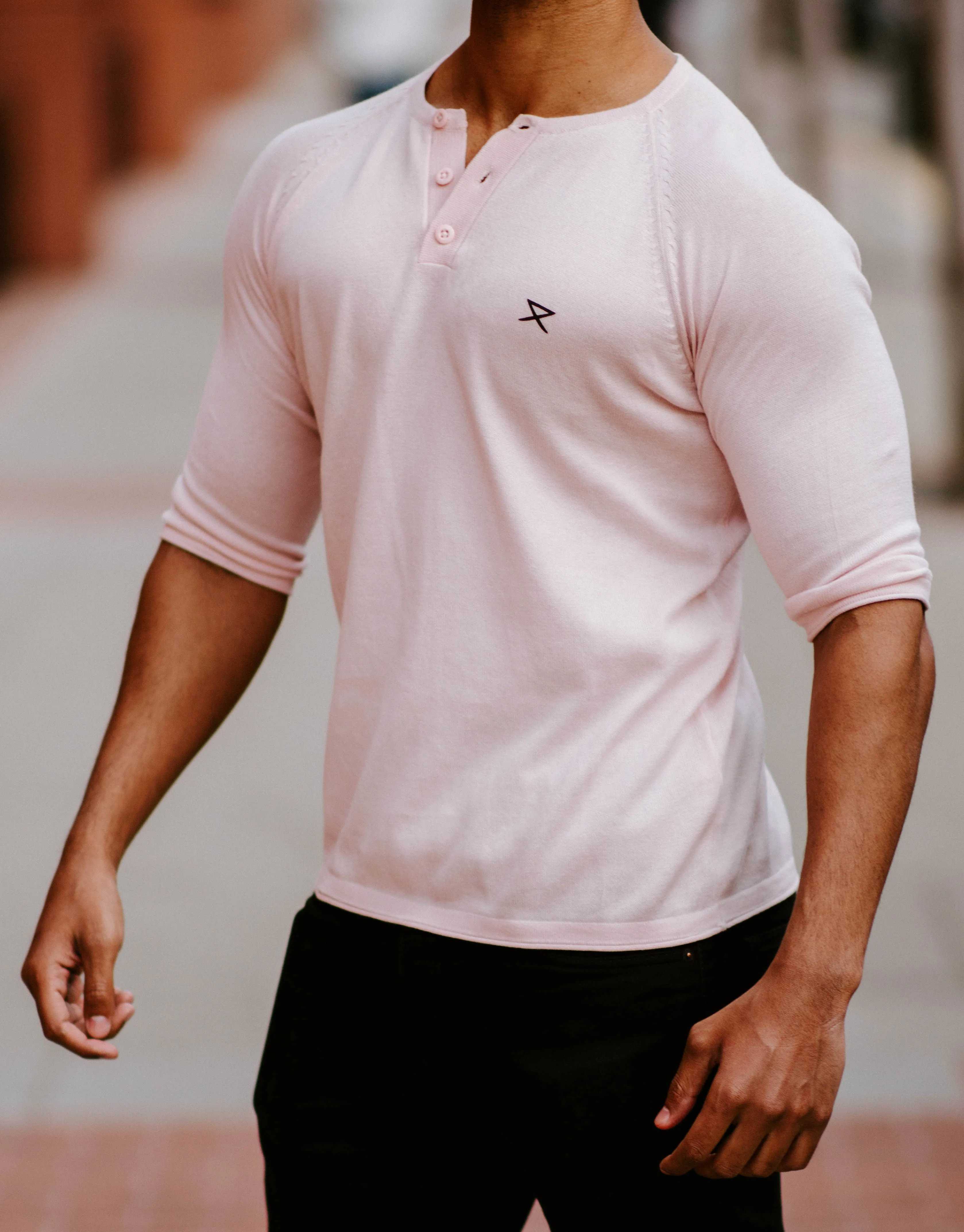 Reign Henley - Cameo Pink