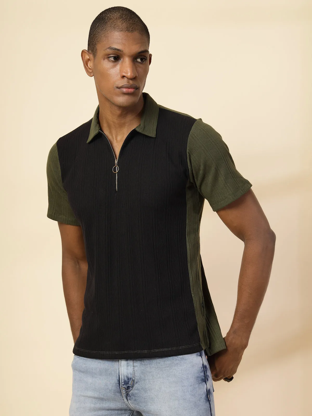 Relaxed Fit Men's Polo T-Shirt