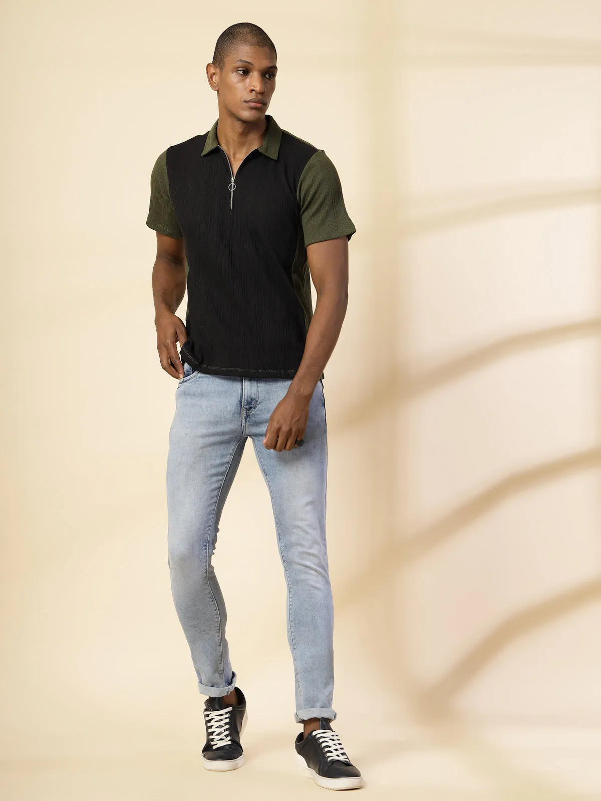 Relaxed Fit Men's Polo T-Shirt