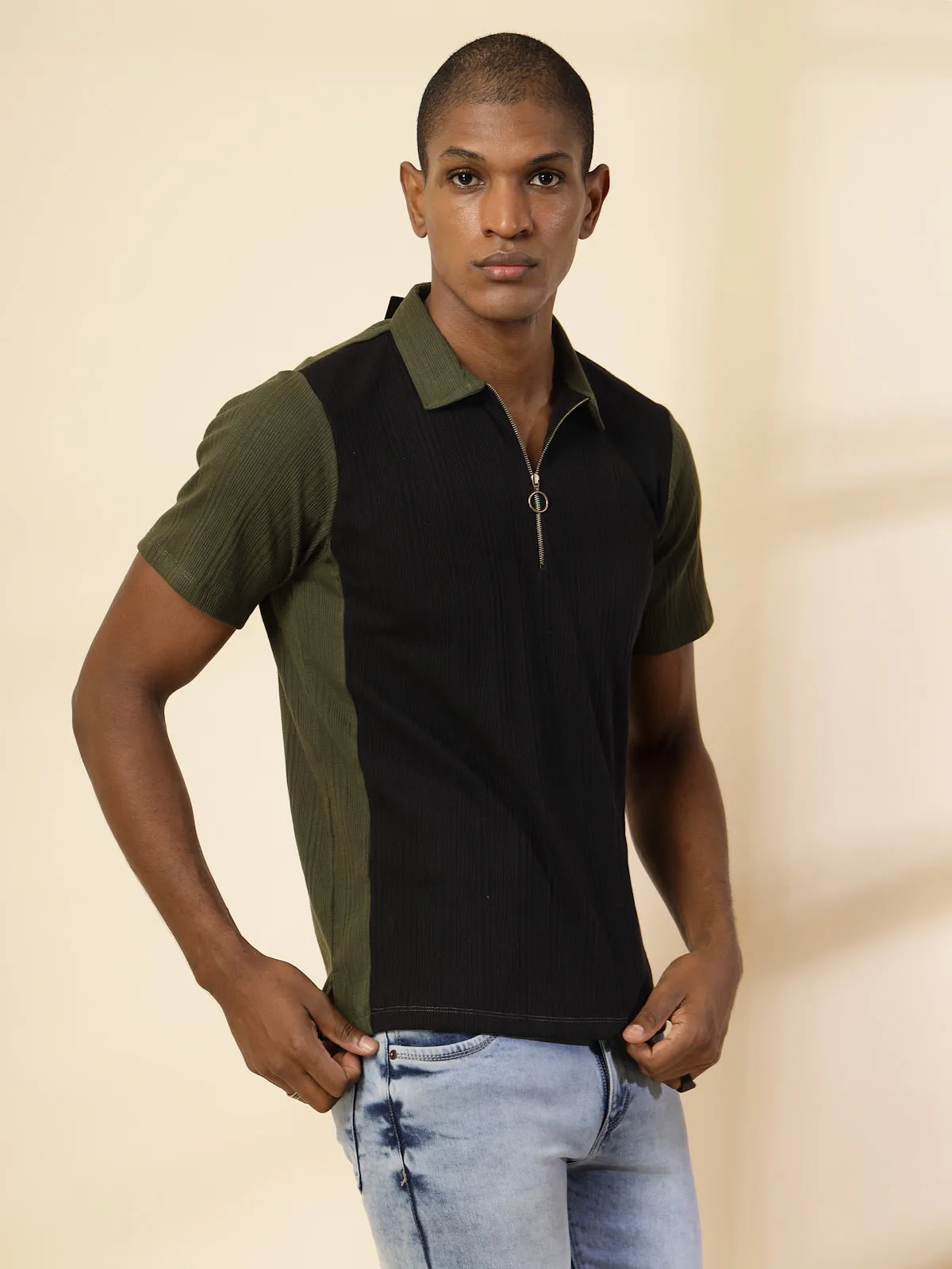 Relaxed Fit Men's Polo T-Shirt