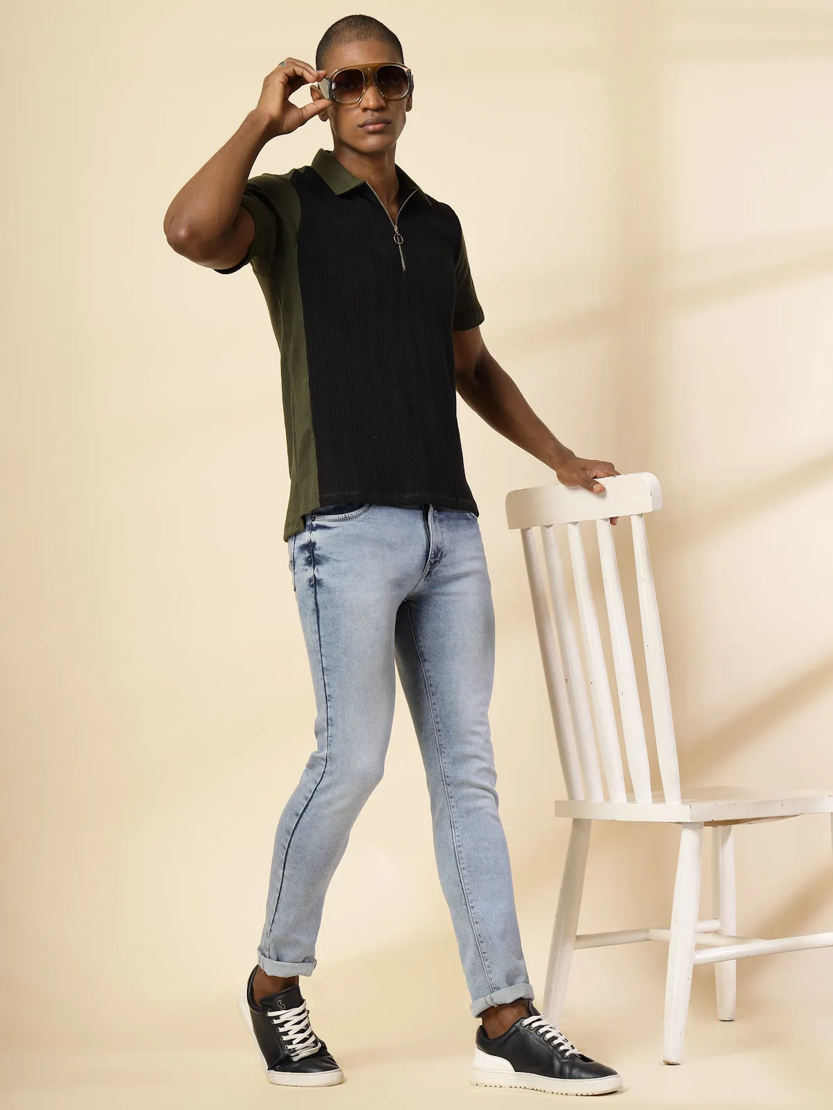 Relaxed Fit Men's Polo T-Shirt
