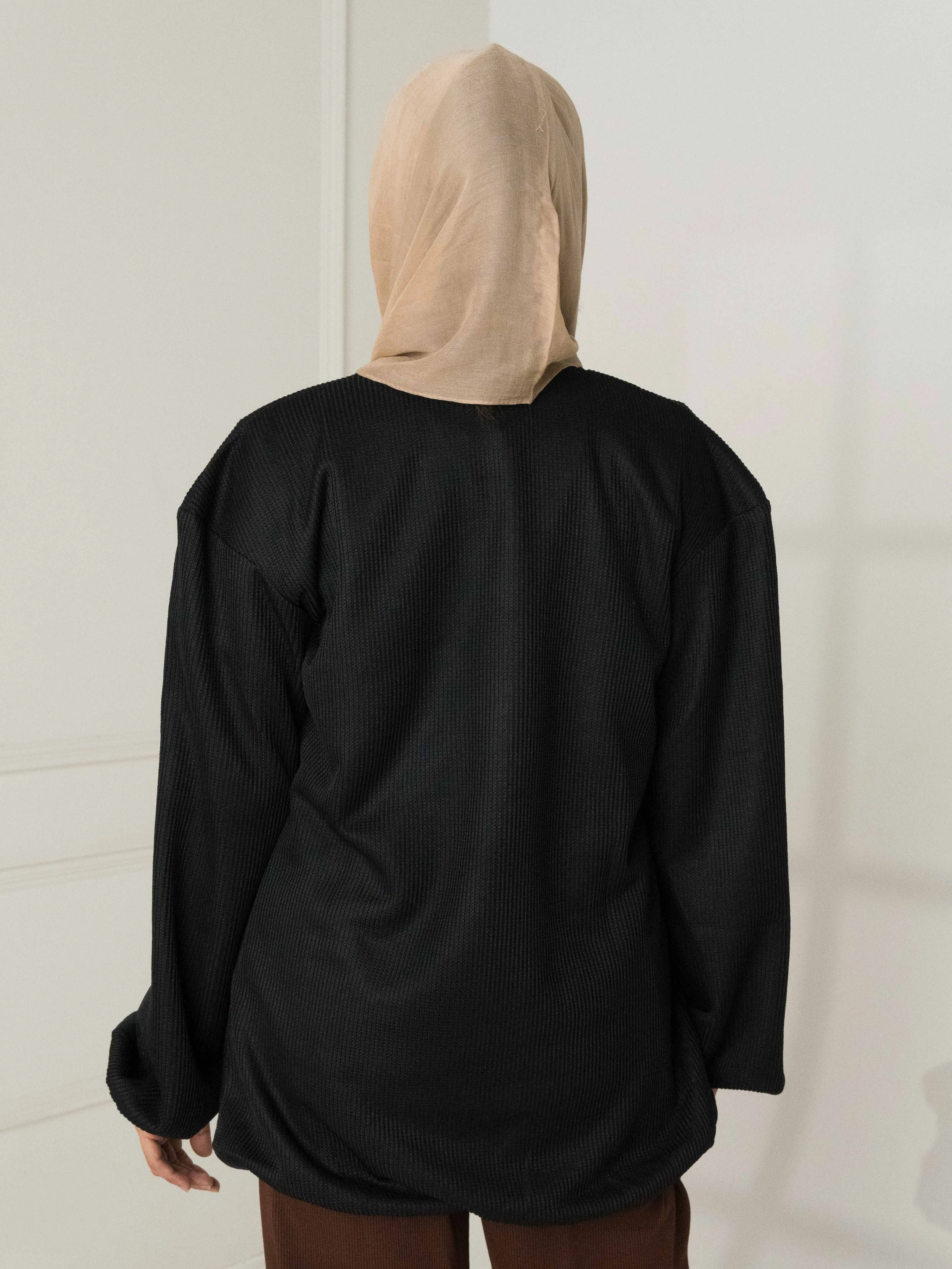 Relaxed Sweatshirt- Black