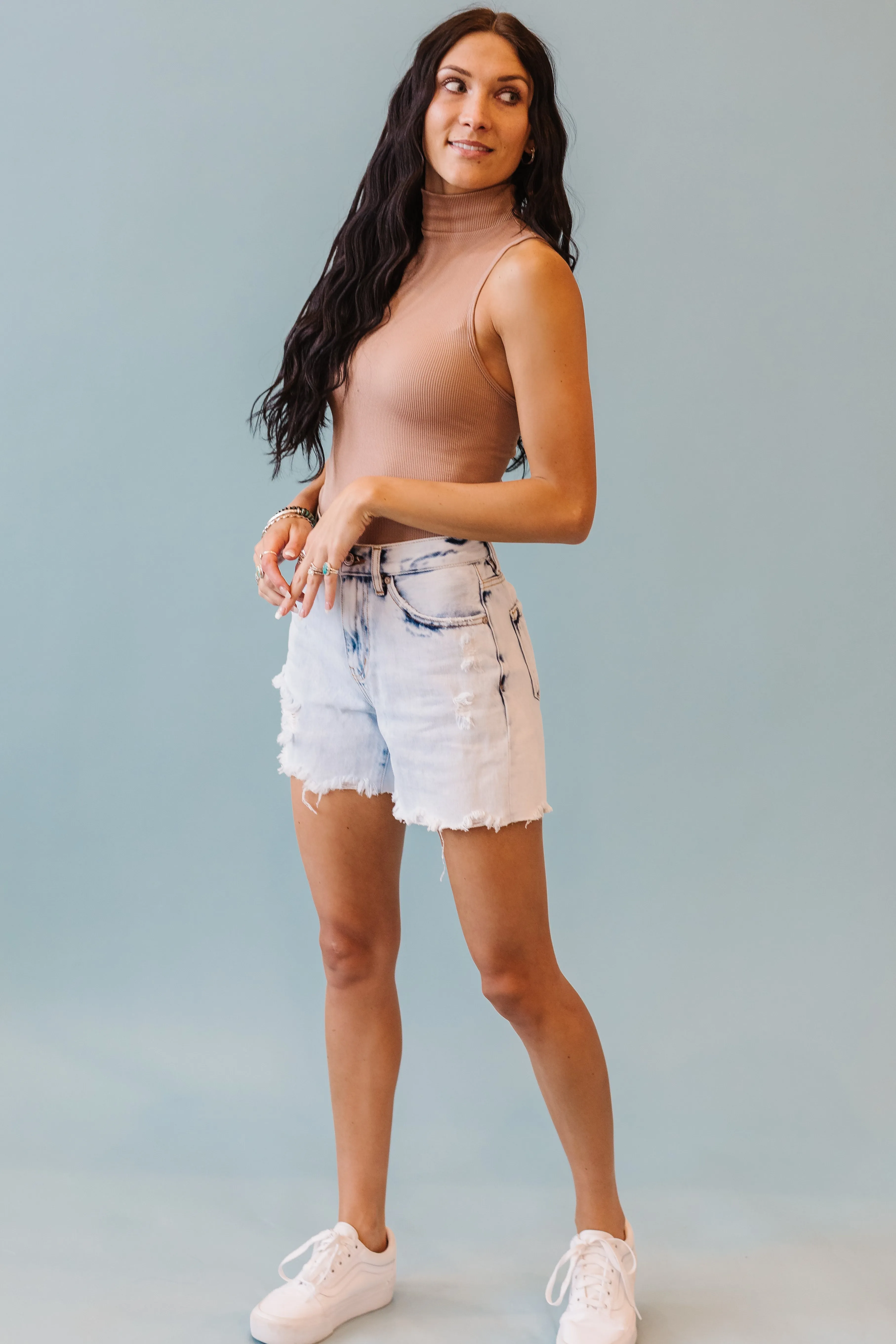 Reputation Frayed Hem Kancan Shorts