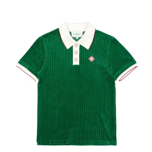 Rib Velour Polo Shirt