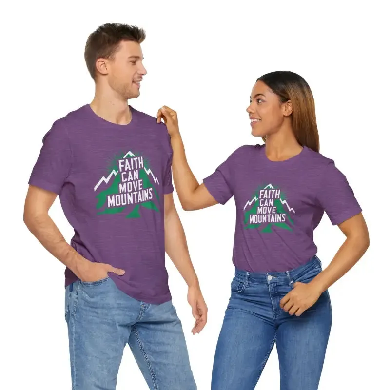 Rock Faith Moves Mountains Comfort Jersey Tee