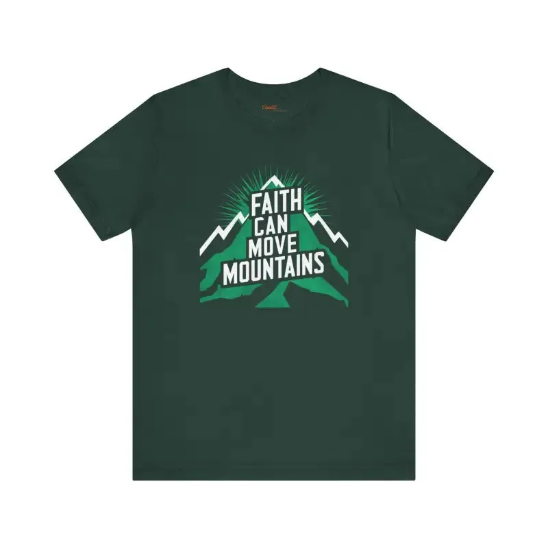 Rock Faith Moves Mountains Comfort Jersey Tee