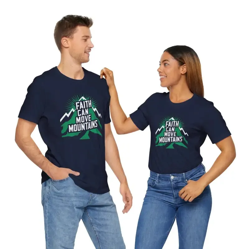 Rock Faith Moves Mountains Comfort Jersey Tee