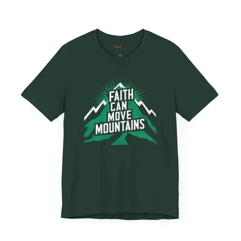 Rock Faith Moves Mountains Comfort Jersey Tee