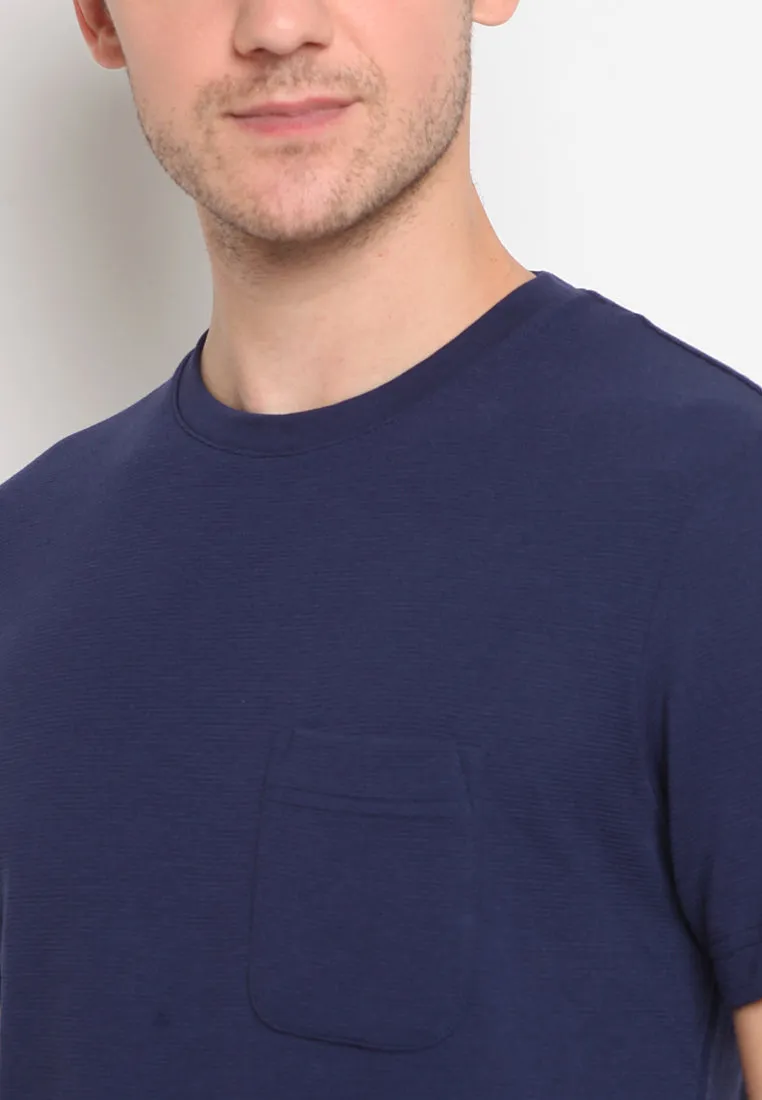 Round Neck T-shirt with Pocket