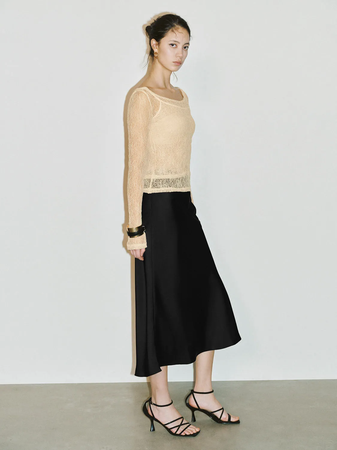 Round Neck Textured T-Shirts