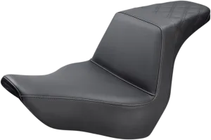 Saddlemen 818-29-173 LS Step-Up Seat - Black Smooth