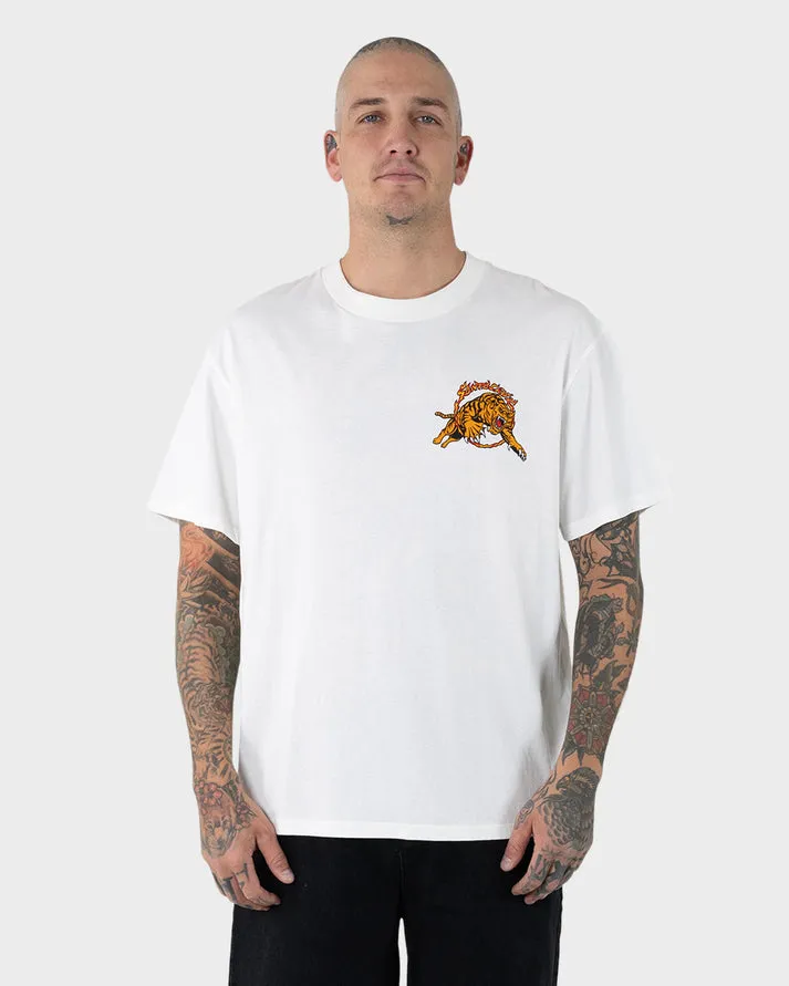 Salba Tiger Redux Tee - Off White