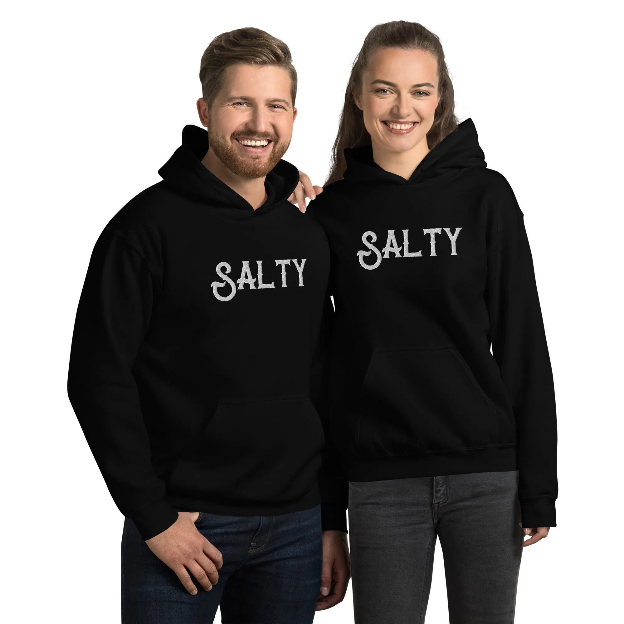 Salty Embroidered Unisex Hoodie