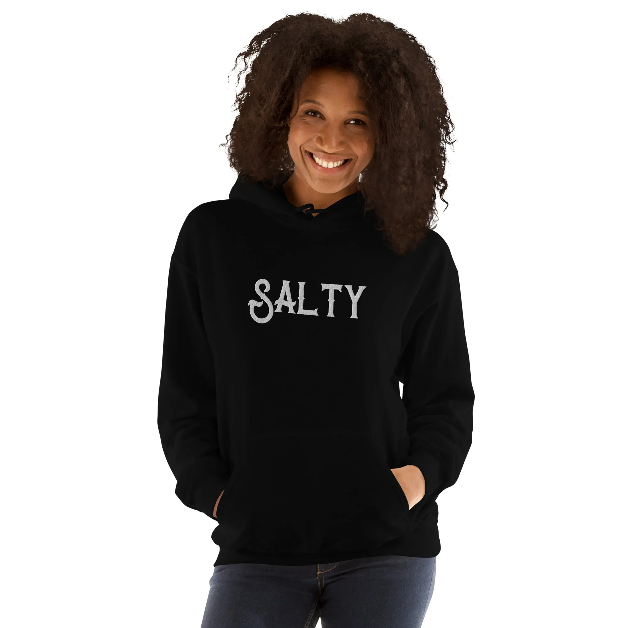 Salty Embroidered Unisex Hoodie