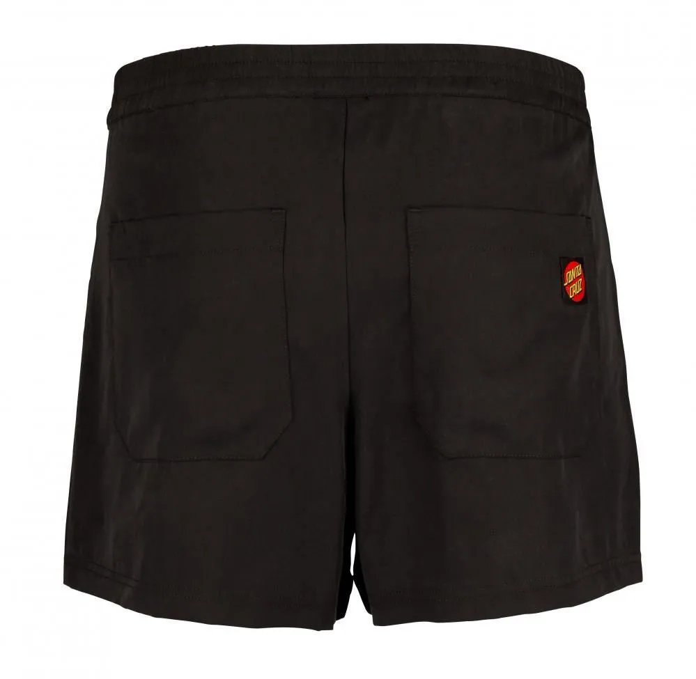 Santa Cruz Womens Shorts Coombe Shorts - Black Wash