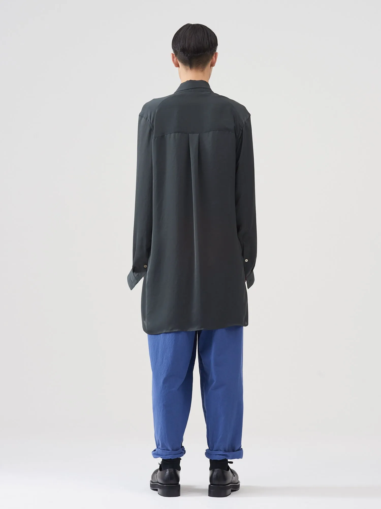 Satin Bow Collar Shirts