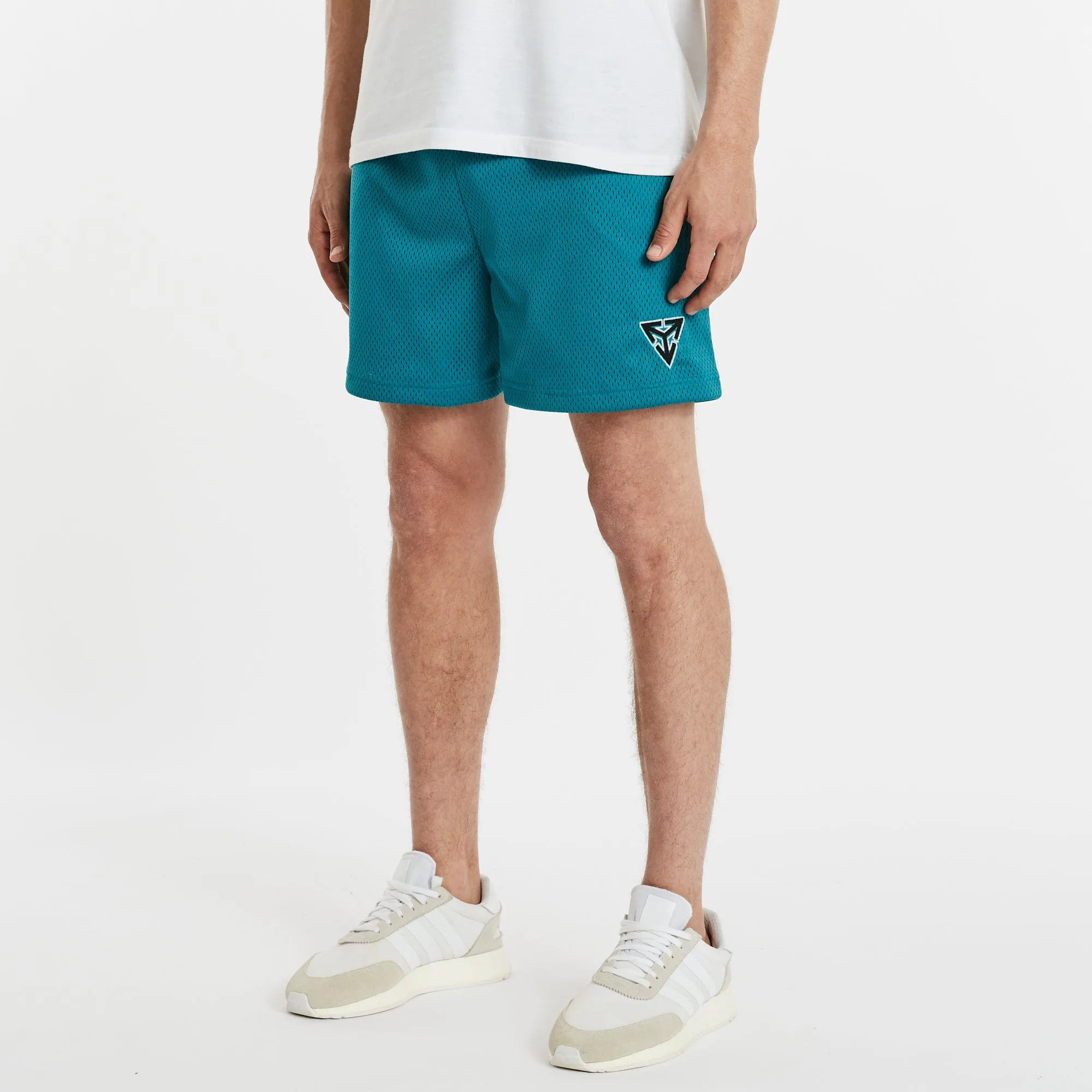 Saturation Warm Up Shorts Teal