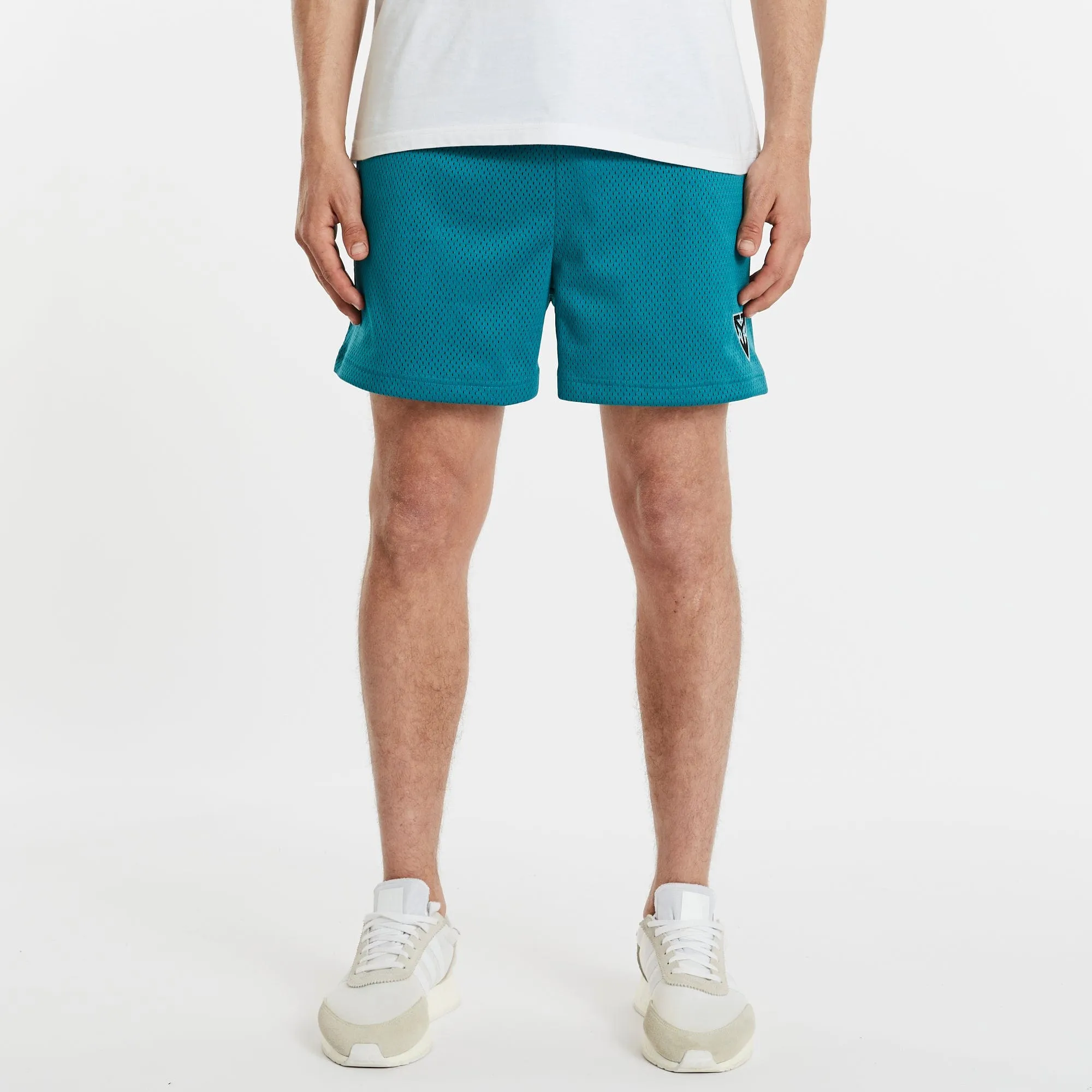 Saturation Warm Up Shorts Teal