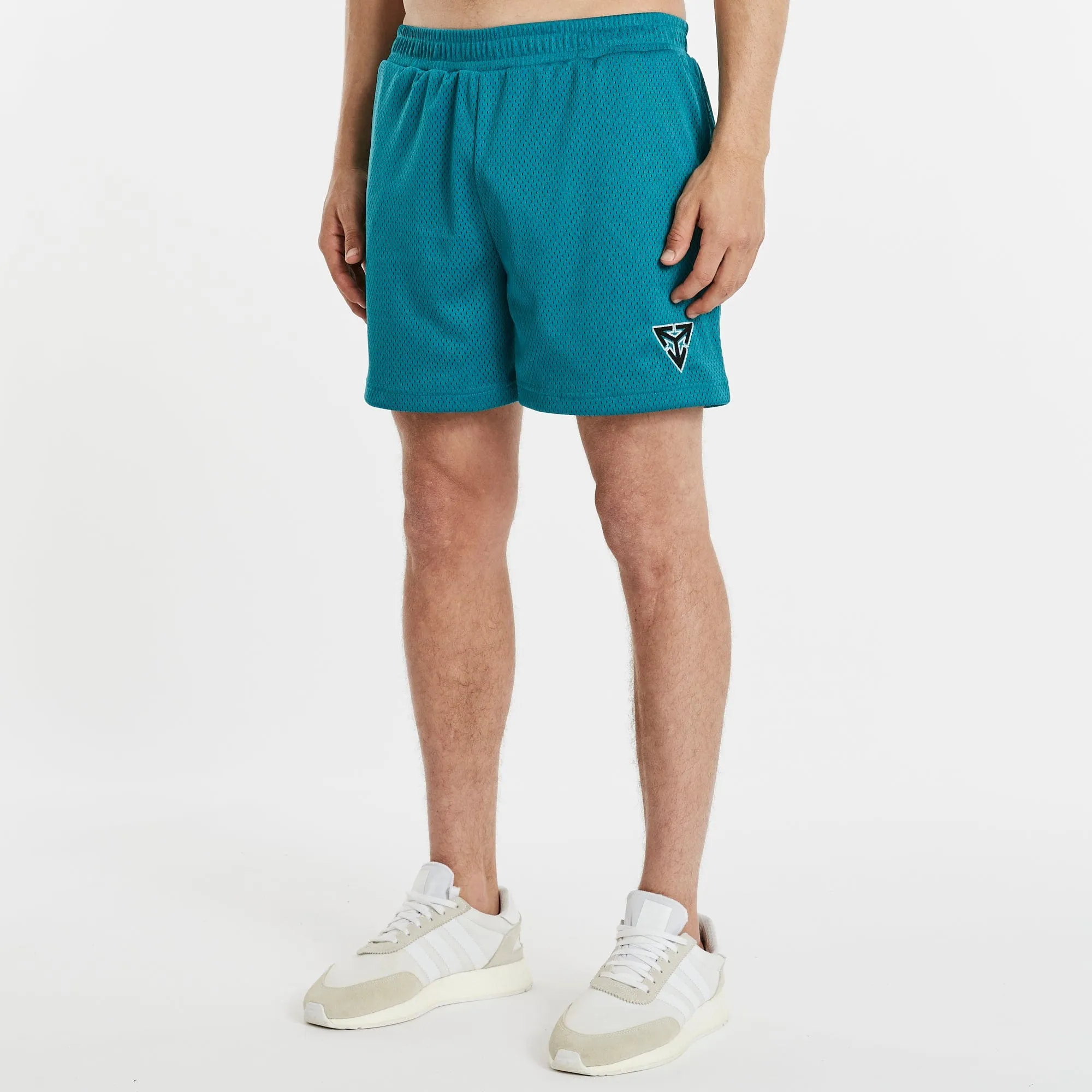Saturation Warm Up Shorts Teal