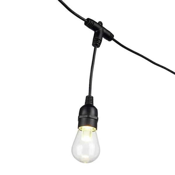 Saxby 96198 Smart Festoon IP44 0.5W Clear & black pc 12 x 0.5W LED module (SMD 5050) RGB
