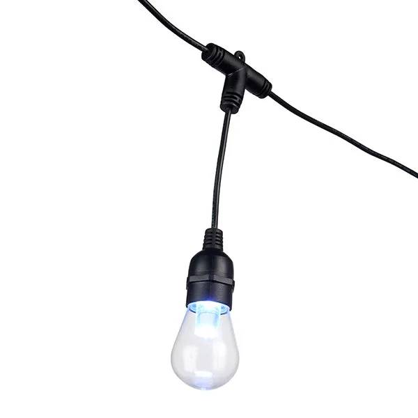 Saxby 96198 Smart Festoon IP44 0.5W Clear & black pc 12 x 0.5W LED module (SMD 5050) RGB