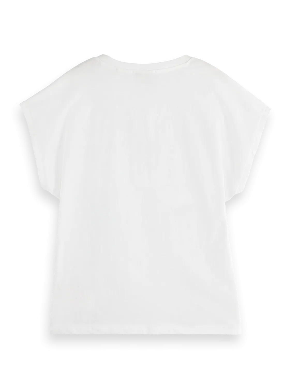 Scotch & Soda Slub V-Neck T-Shirt - White