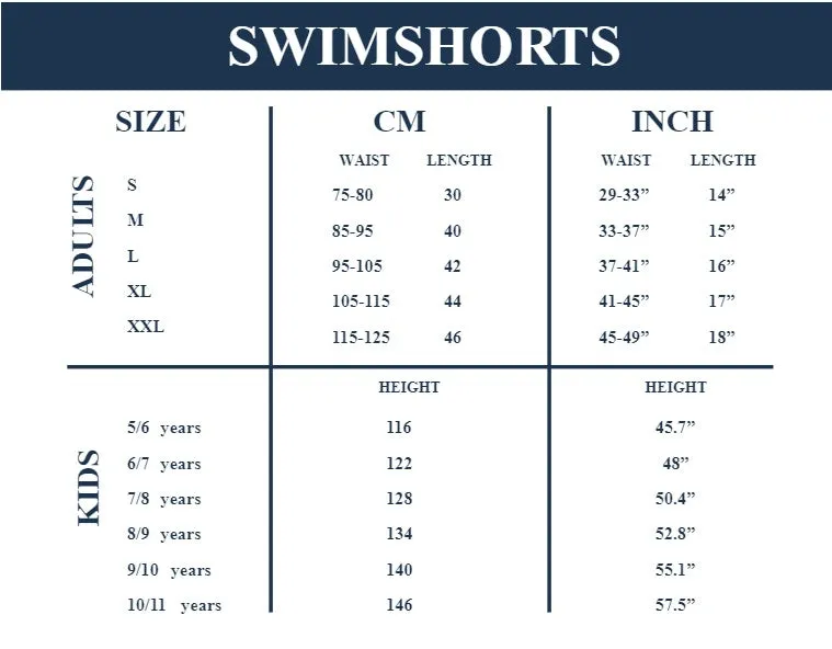 Sea'Sons - Ocean - Blue | Color changing swim shorts