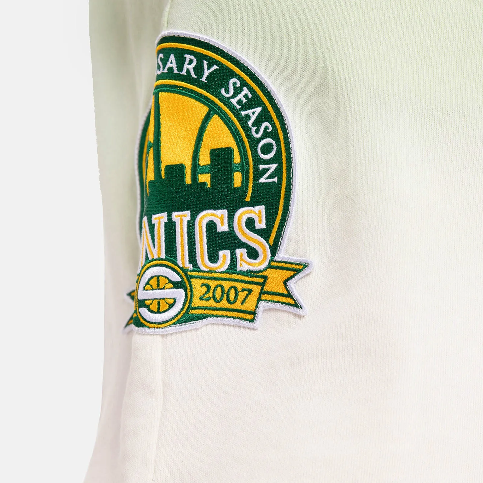 Seattle Supersonics Run It Shorts - Green/Worn White