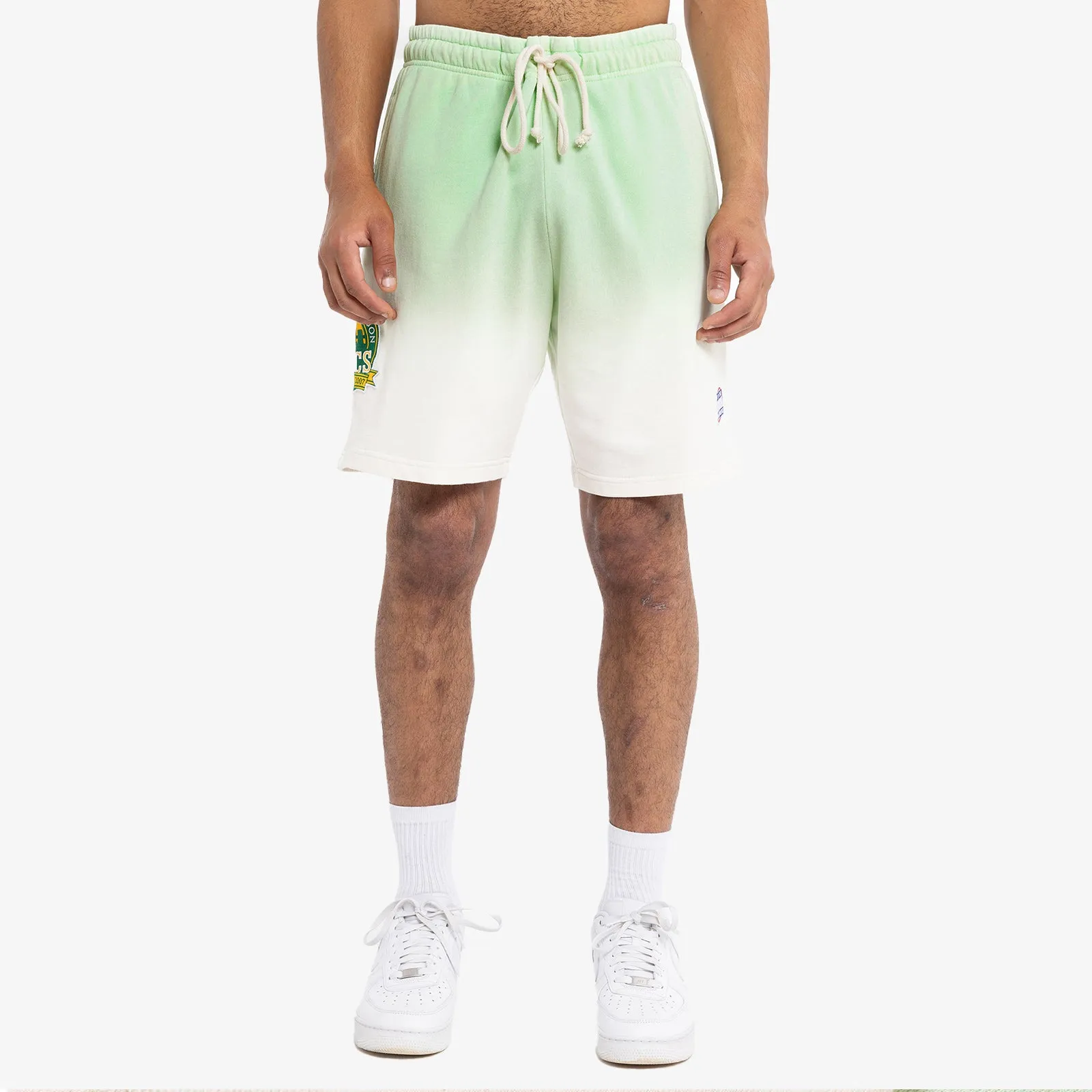 Seattle Supersonics Run It Shorts - Green/Worn White