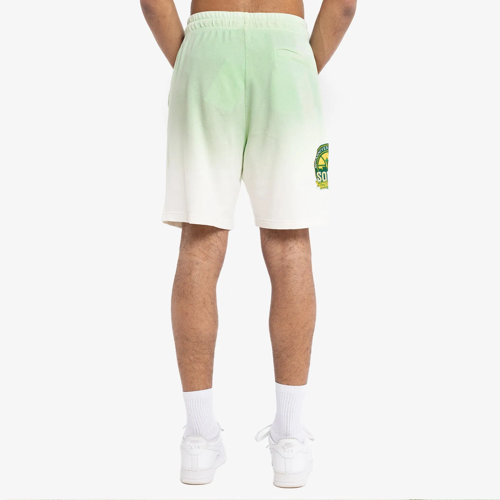 Seattle Supersonics Run It Shorts - Green/Worn White