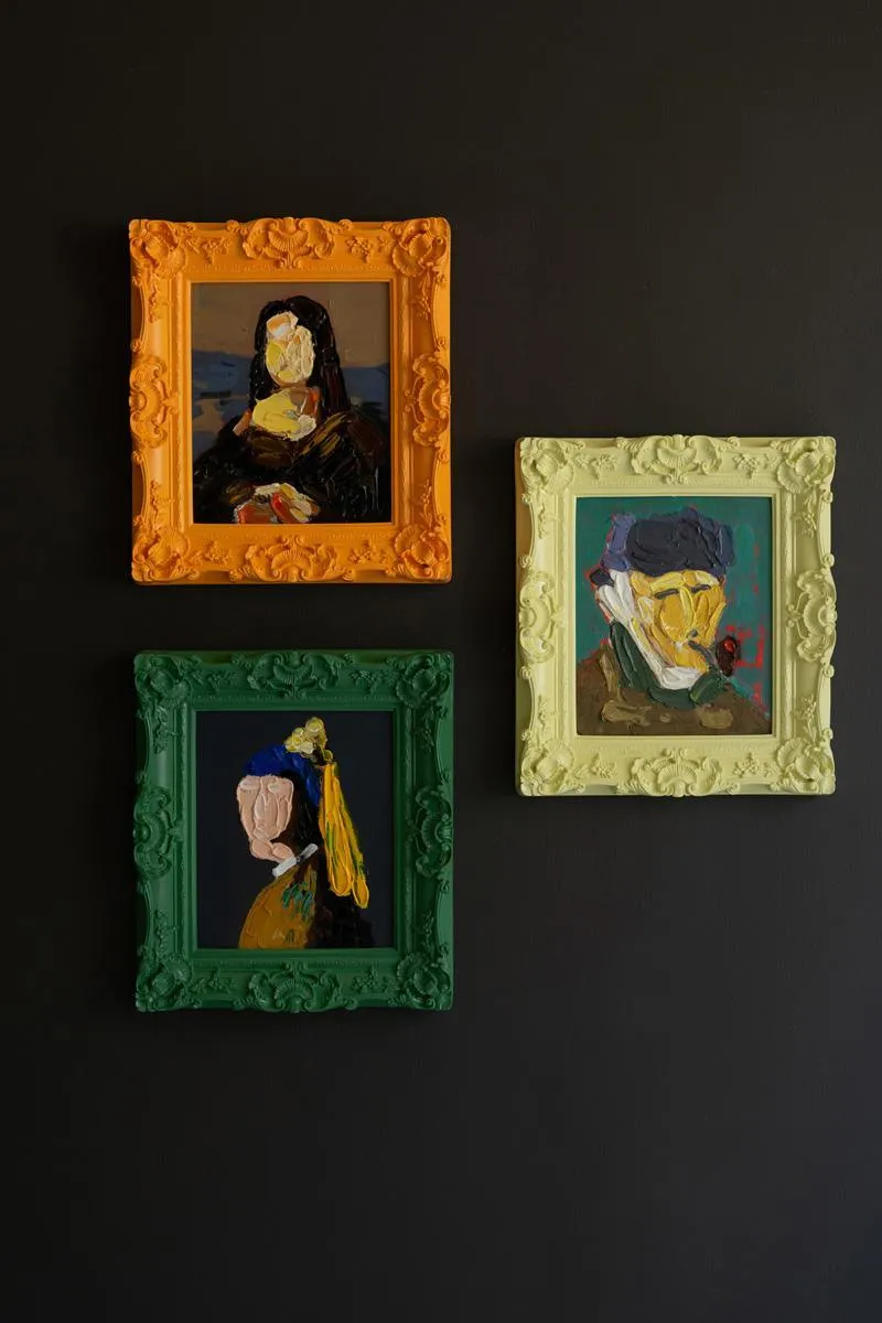 Set of 3 Framed Portraits