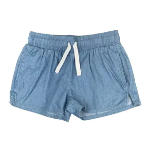 Short légère bleu denim