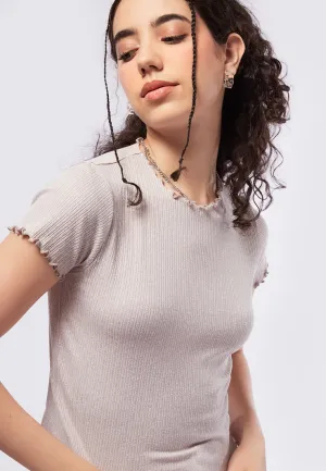 Short Sleeve Lettuce Top