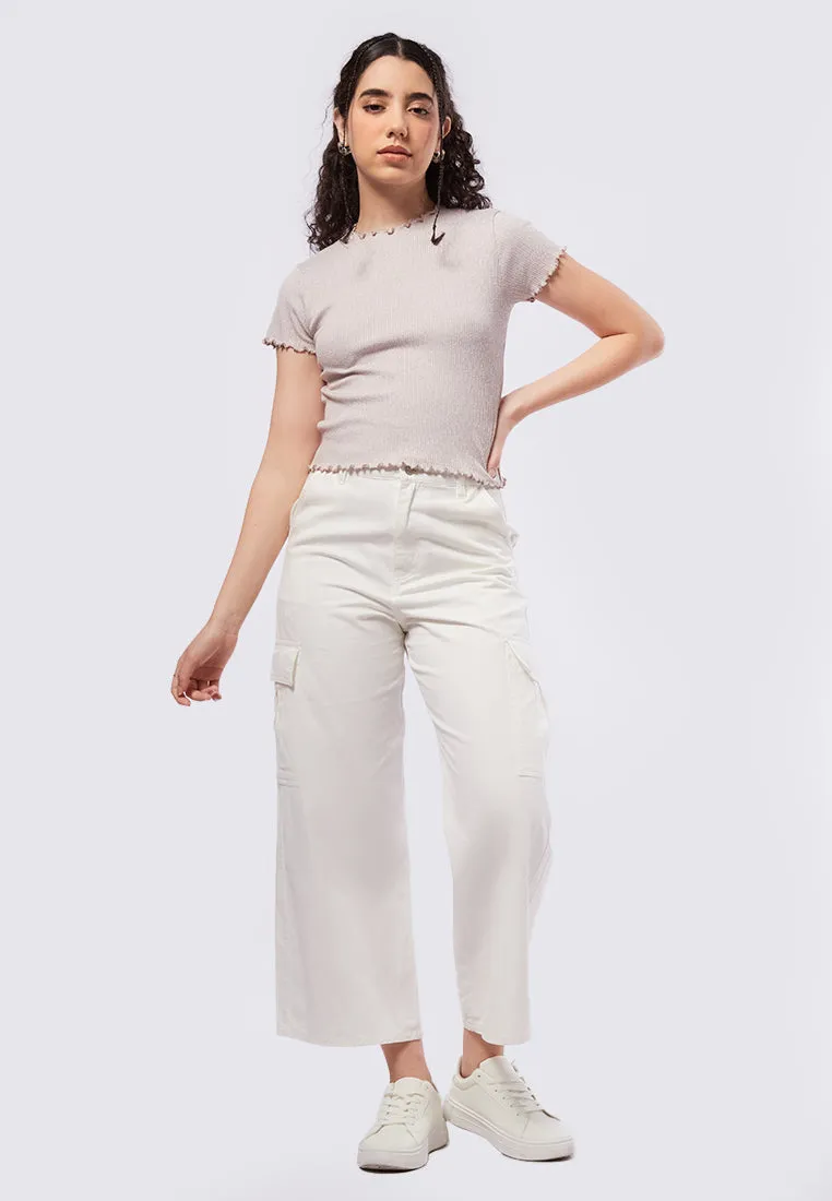 Short Sleeve Lettuce Top