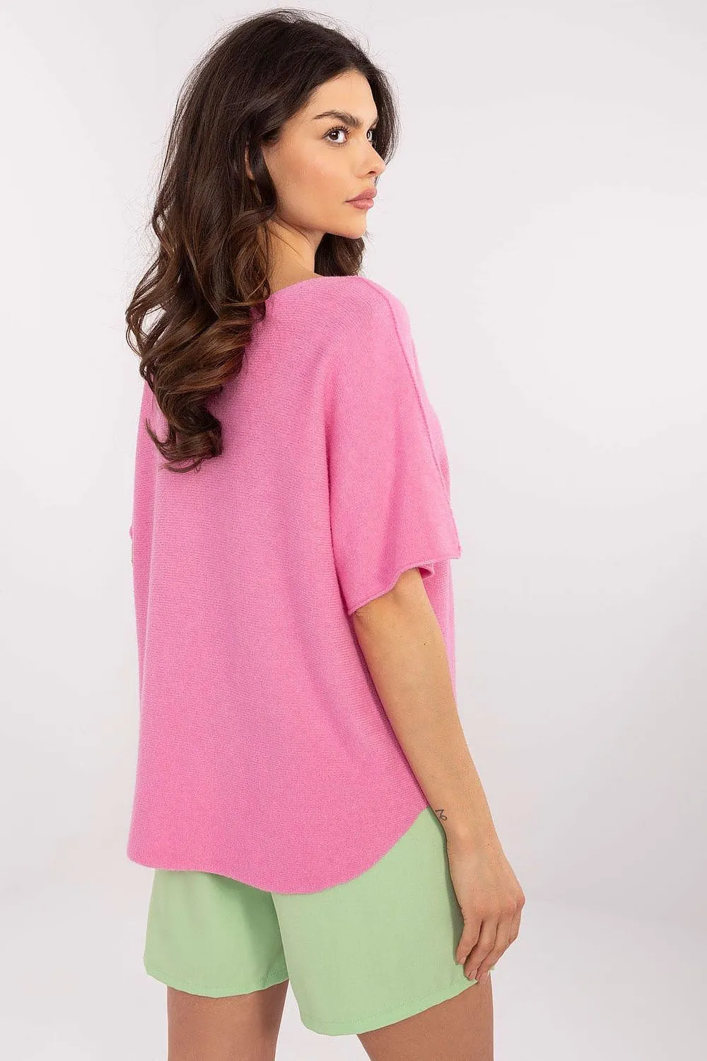 Short sleeve sweater model 209982 Italy Moda