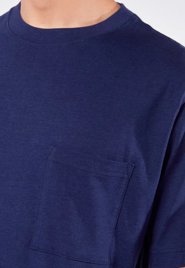 Short Sleeve T-shirt with Pocket Details