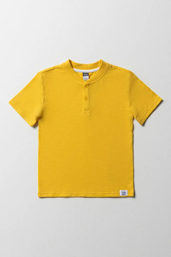 Short Sleeve T-Shirt Yellow