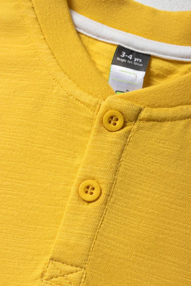 Short Sleeve T-Shirt Yellow