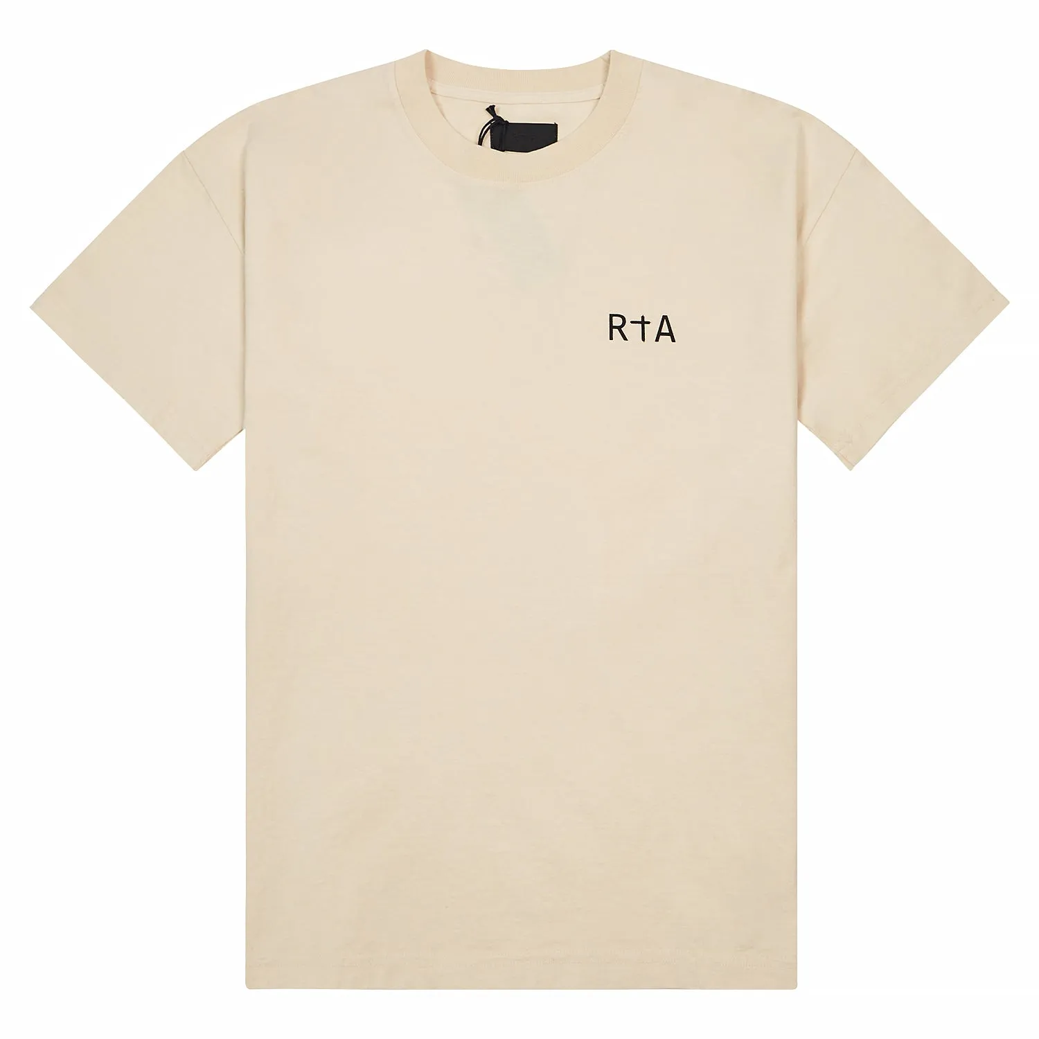 SHORT SLEEVE TEE | TAN CHEST LOGO