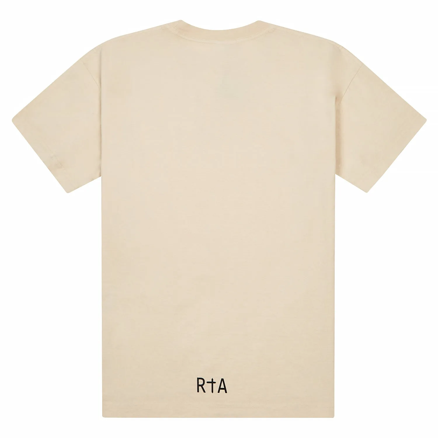 SHORT SLEEVE TEE | TAN CHEST LOGO