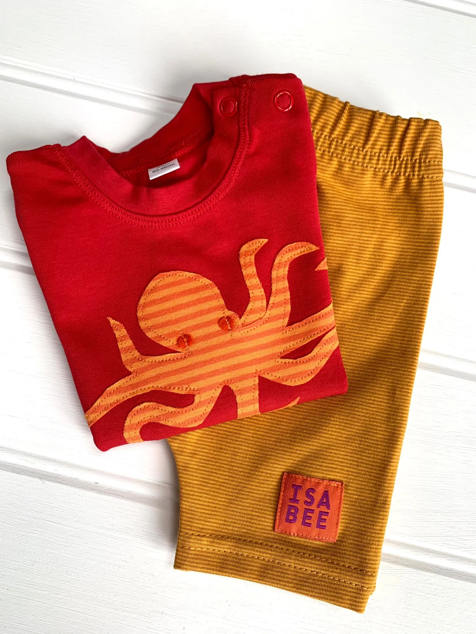 Shorts -  Fine Stripe Yellow