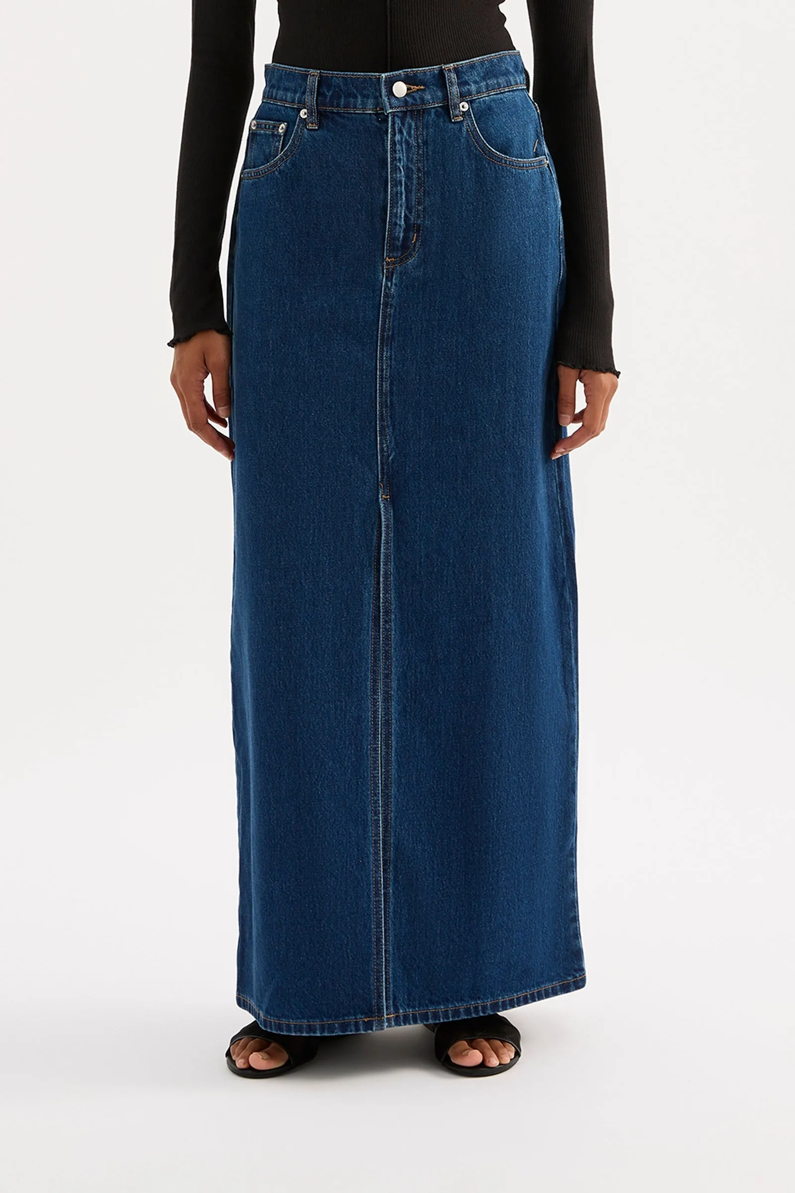 SIA DENIM MAXI SKIRT