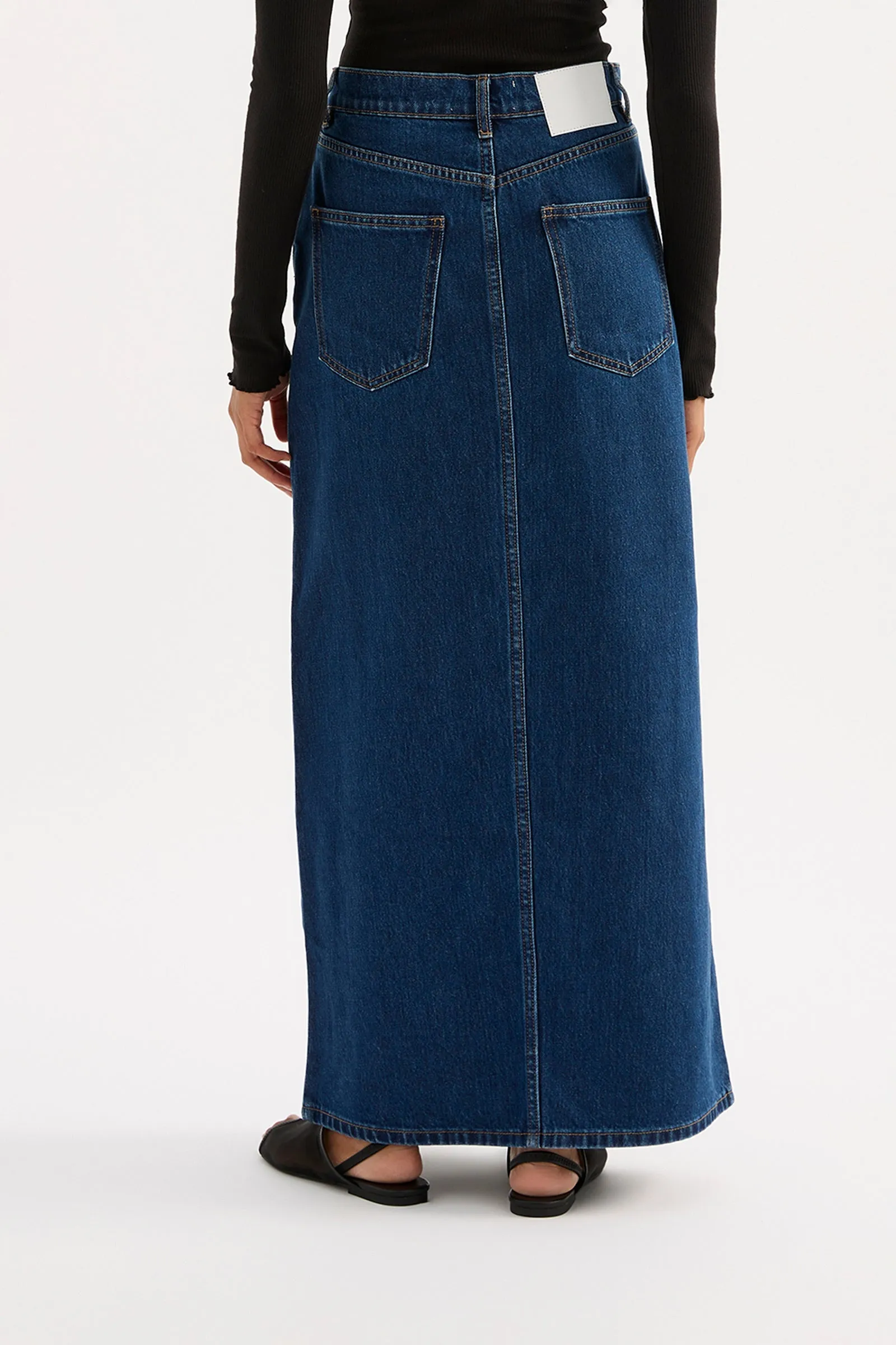 SIA DENIM MAXI SKIRT