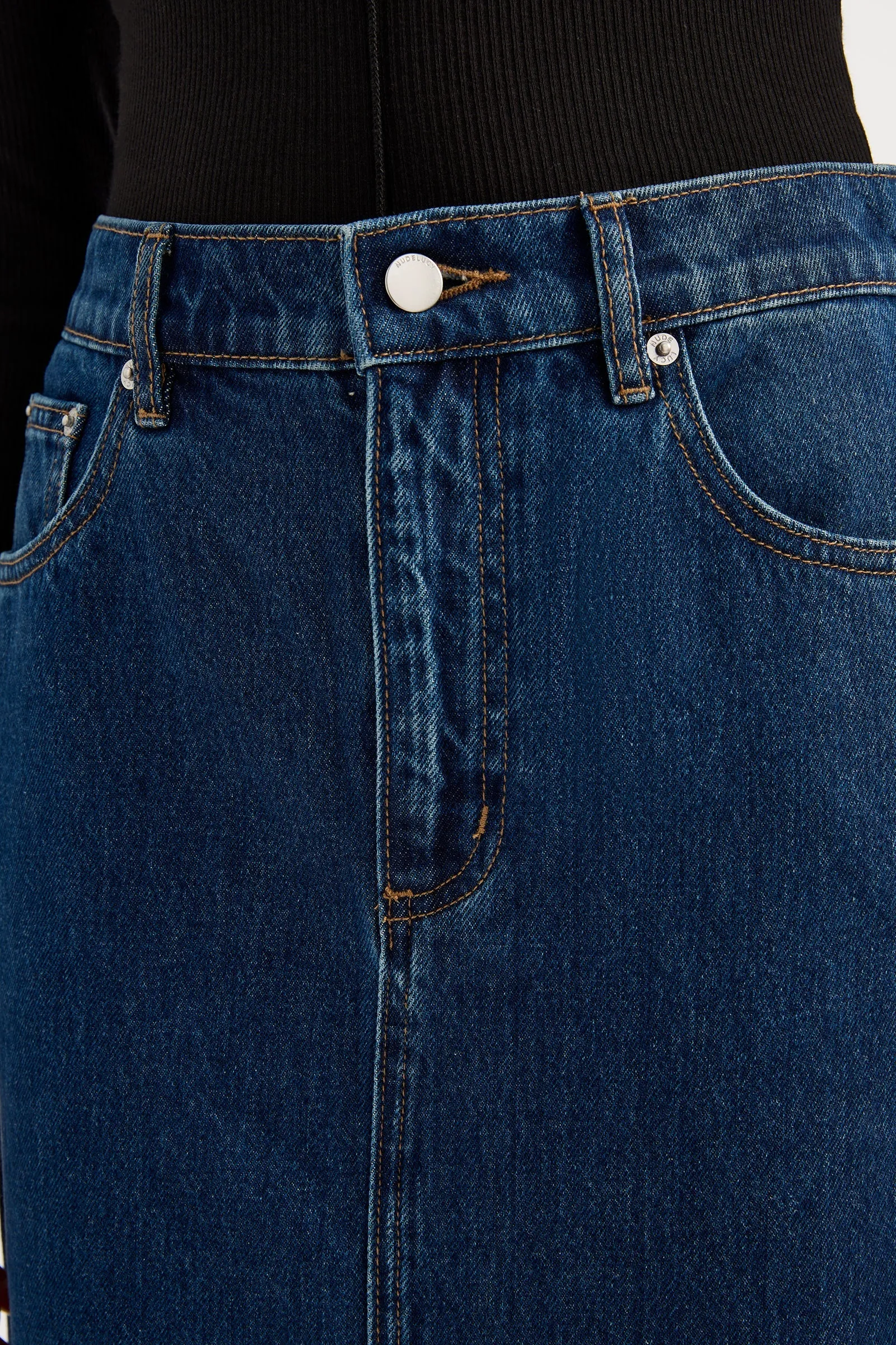 SIA DENIM MAXI SKIRT