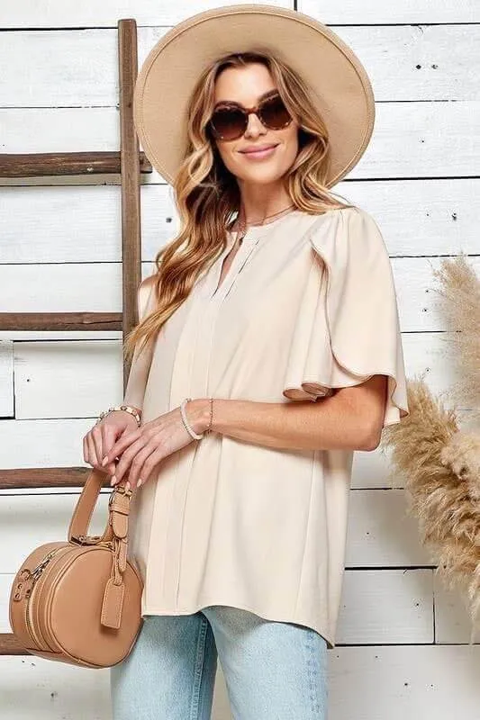 SIMPLE ELEGANCE BLOUSE (beige)