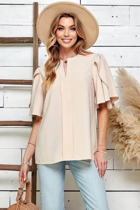SIMPLE ELEGANCE BLOUSE (beige)