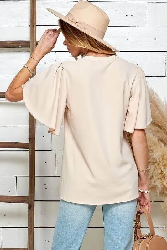 SIMPLE ELEGANCE BLOUSE (beige)