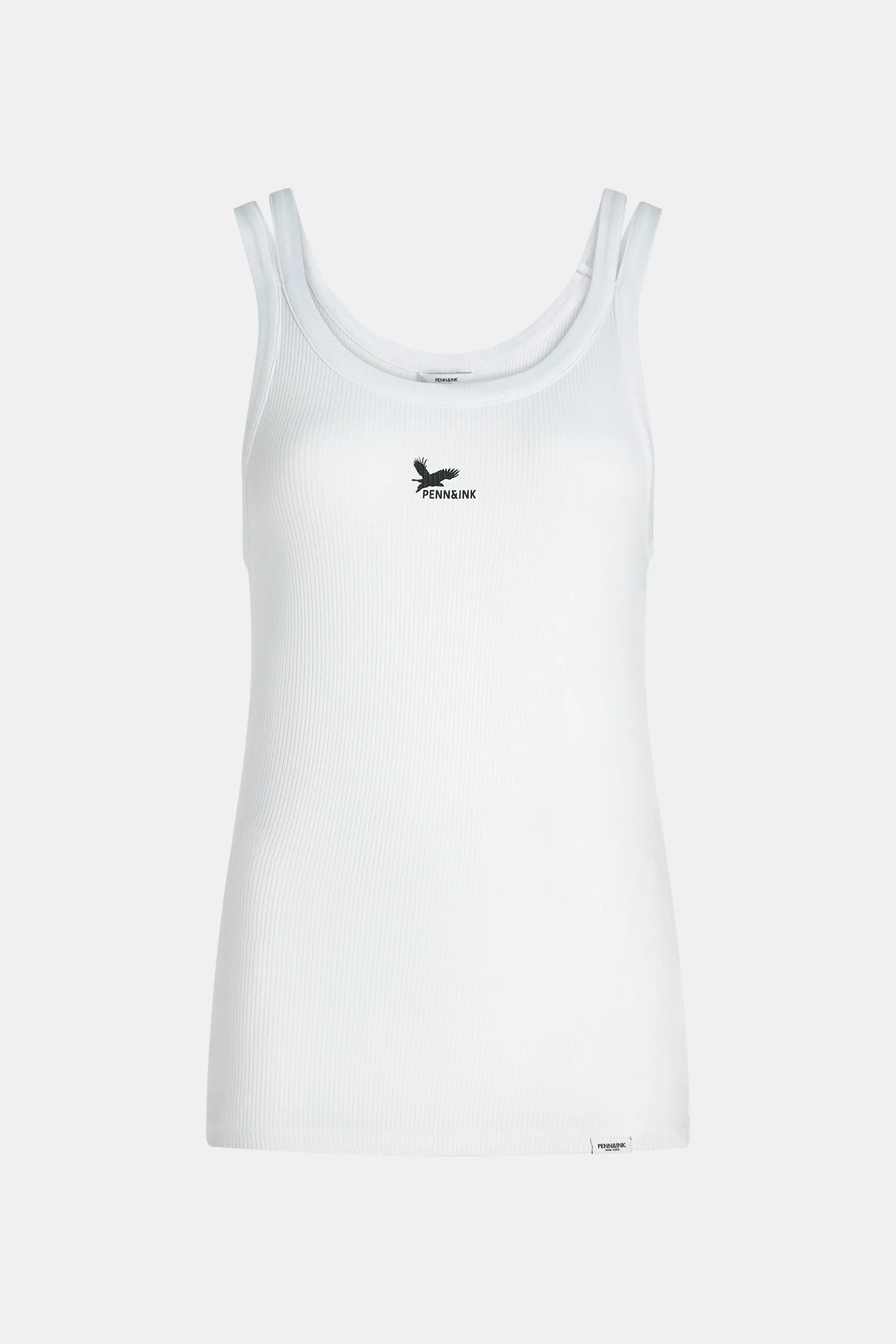 SINGLET PRINT (S25F1419) WHITE - BLACK