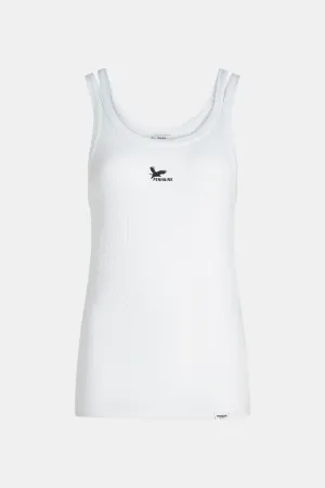 SINGLET PRINT (S25F1419) WHITE - BLACK